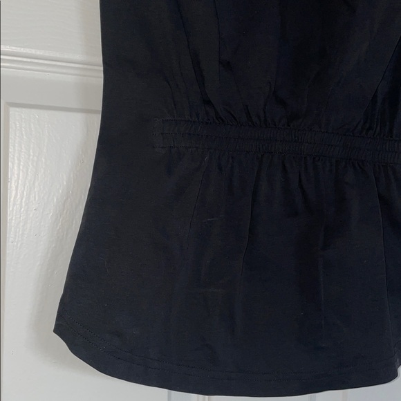 Like new! Classic Basic Black Sleeveless Peplum Top - Picture 2 of 5
